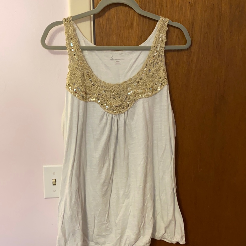 Lane Bryant sparkle tank top